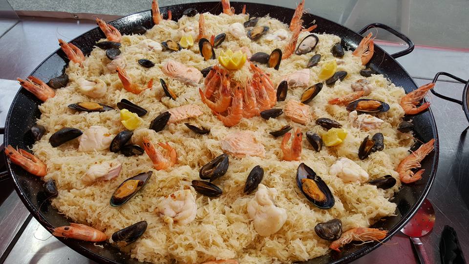 Une paella faite selon vos desirs